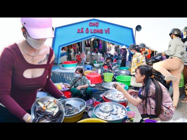 Bà con quá mừng gặp Bước Chân Miền Tây Chợ Ô Long Vĩ Châu Phú An Giang