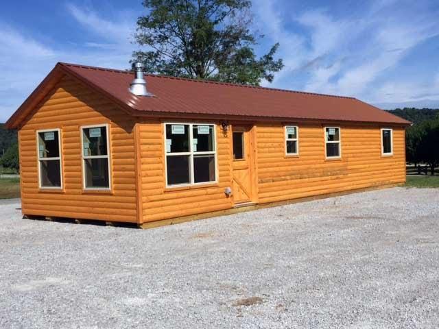 14' x 46' Amish Made Cabins & Kits | Deer Run Cabins - Whitetail