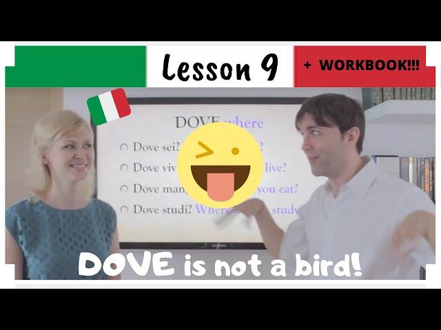 Learn Italian in 30 Days | #9 | Professions & Useful Expressions (ENG/ITA Subs + WORKBOOK)