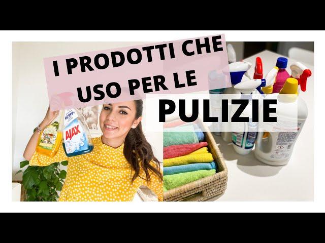 DETERSIVI CHE USO PER PULIRE CASA || PRODOTTI PER LA PULIZIA DI CASA || COSA USO PER PULIRE 