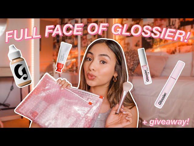 FULL FACE OF GLOSSIER + GIVEAWAY!