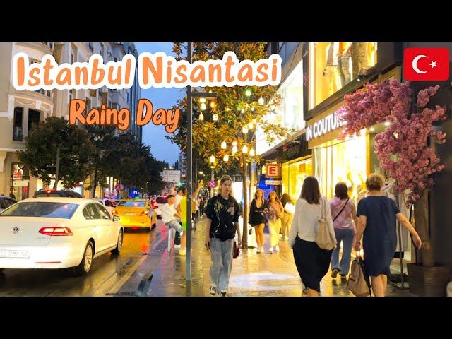 Turkey Istanbul 2024 Nişantaşi Rainy Day Walking Tour September | Travel | Parivish World