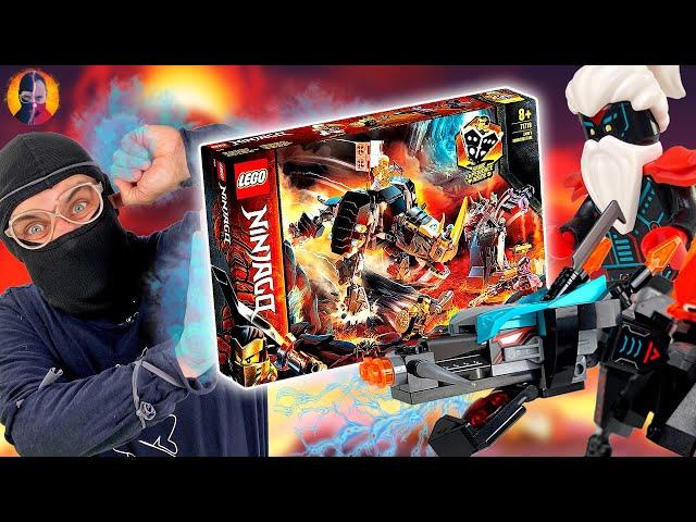 ЧМЗН И LEGO БРОНИРОВАННЫЙ НОСОРОГ ЗЕЙНА НИНДЗЯГО - ВСЯ СБОРКА ЛЕГО NINJAGO И БИТВА С УНАГАМИ!