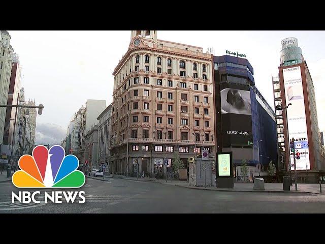 COVID-19 State Of Emergency Places Madrid In Lockdown | NBC News