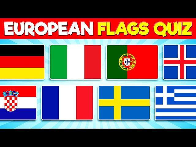 European Flags Quiz | Guess and Learn 51 Flags of Europe   