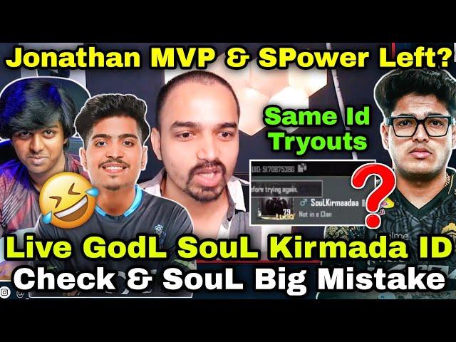 Paaji Live Check GodL SouL Kirmada ? Jonathan MVP High Chances & SouL Ninja Bad Decision TOP3 BMPS