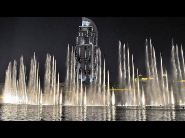 dubai burj Khalifa fountain show !! dancing fountain !! dubai mall