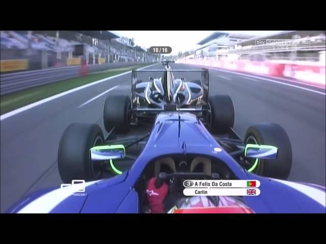 da Costa bump drafting Vainio - 2012 GP3 Monza