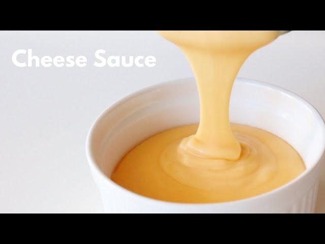 EASY HOMEMADE CHEESE SAUCE RECIPE | NACHO CHEESE SAUCE RECIPE