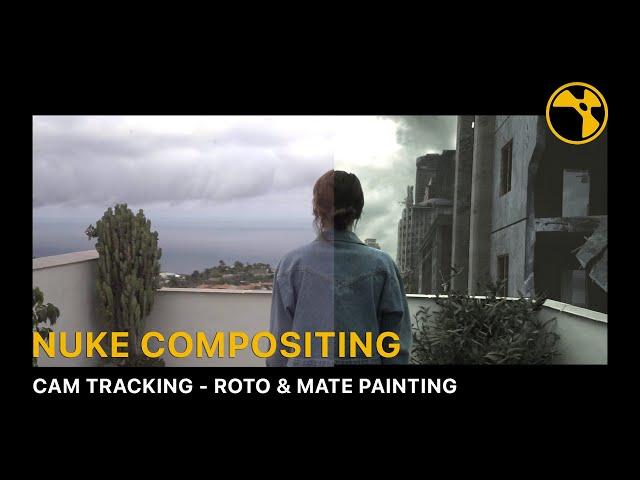 [Practice] NUKE Compositing | Roto, Tracking & Mate Painting