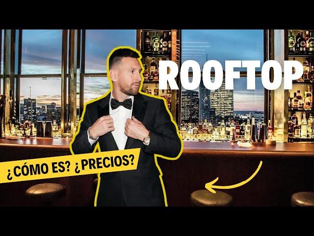 Uno de los MEJORES rooftops de BUENOS AIRES visitado por MESSI