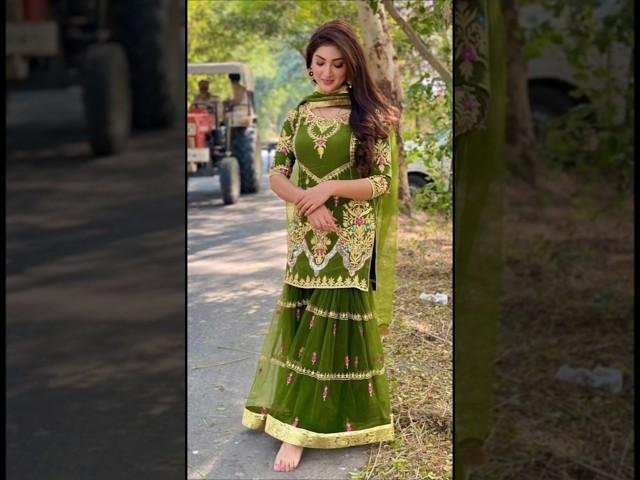 Punjabi suit design sharara suit design #trending #shorts #fashion #youtubeshorts #beautiful #video