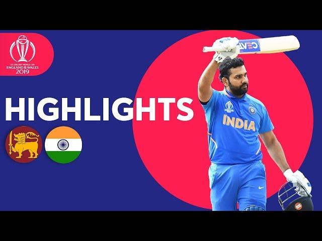 Rohit Breaks Centuries Record In Win | Sri Lanka vs India - Highlights | ICC Cricket World Cup 2019