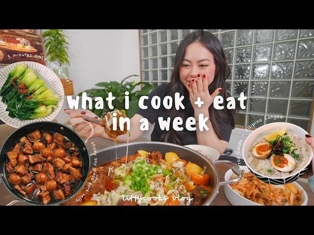 *realistic* what i cook + eat in a week (easy recipes)   | christmas market, date night, meal prep