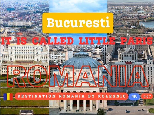 Discover the amazing 4k aerial footage of Bucharest Romania 2024