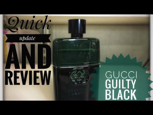 AMAZING Fragrance Gucci Guilty Black Review and YouTube update