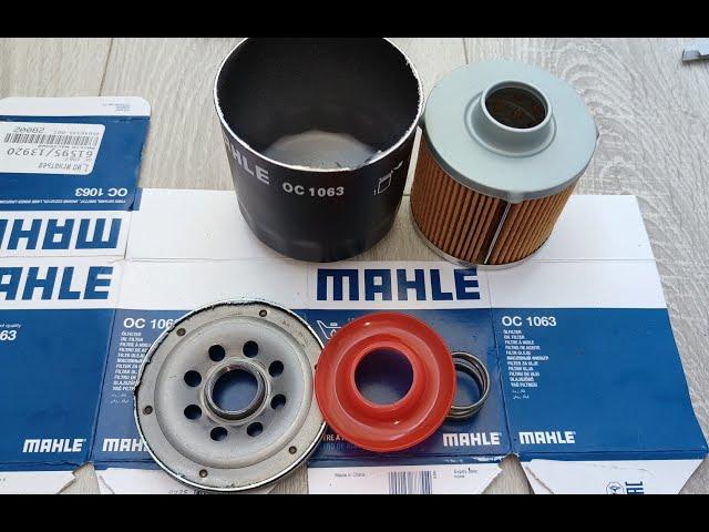 Распил масляного фильтра MAHLE OC1063 (China) (аналог MANN W712/83)