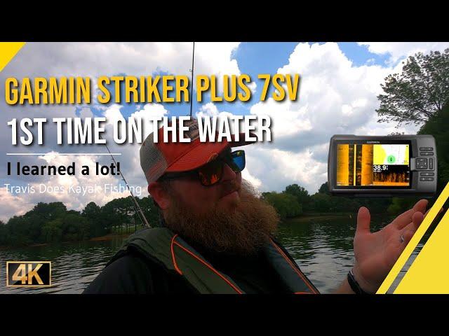 Garmin Striker Plus 7SV On the Water - First Time, Lessons Learned