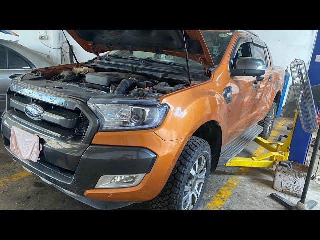 Ford Ranger Wildtrak bảo trì sau 120.000km.