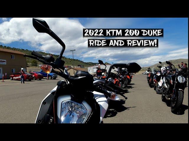 2022 KTM 200 Duke Ride and Review!