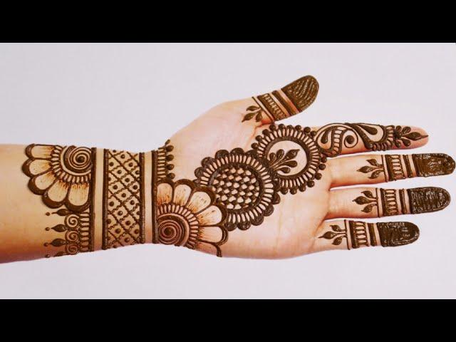 Stylish Simple Mehandi design for hands| Easy Mehandi ka design |Mehandi|Mehndi designs|Henna मेंहदी