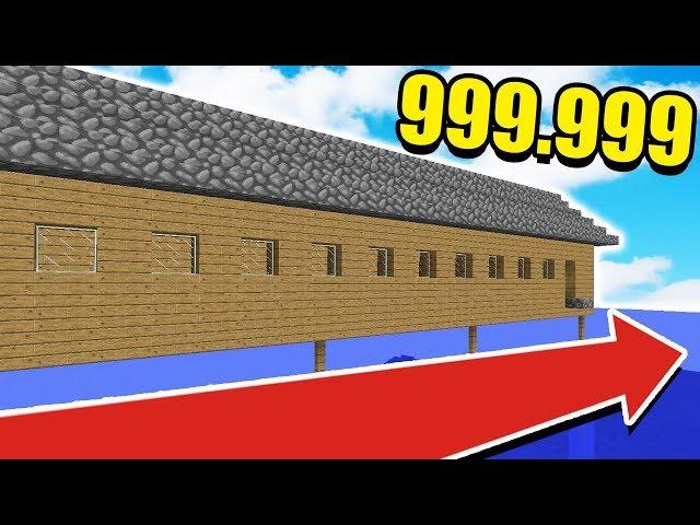 САМЫЙ ДЛИННЫЙ ДОМ В МАЙНКРАФТЕ В 999,999 БЛОКОВ! ТРОЛЛИНГ