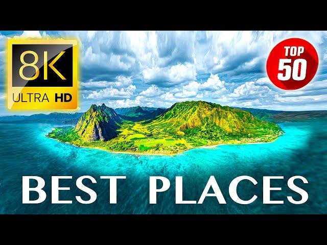 TOP 50 • Most Amazing Tourist Attractions in the World 8K ULTRA HD