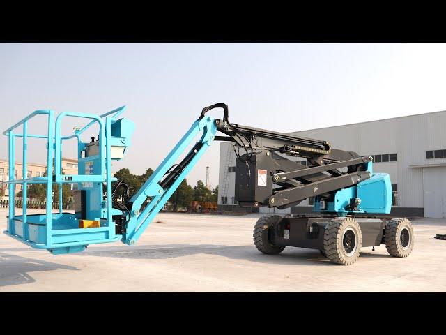 14m DC power Self propelled boom lift Aerial Work Platform from LGLIFT China