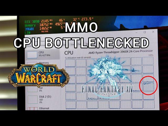 CPU Performance Really Matters in MMOs… | WoW & FFXIV CPU Bottleneck