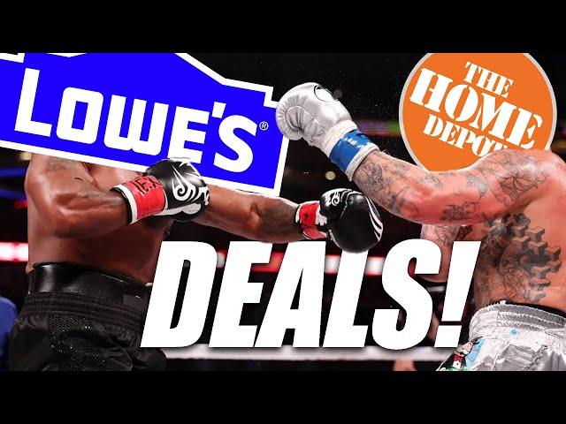 HOME DEPOT & LOWES Battle for Best Deals CHAMPION!