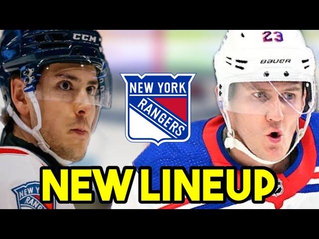 HUGE New York Rangers OPENING NIGHT LINEUP UPDATE & BIG ROSTER MOVES!