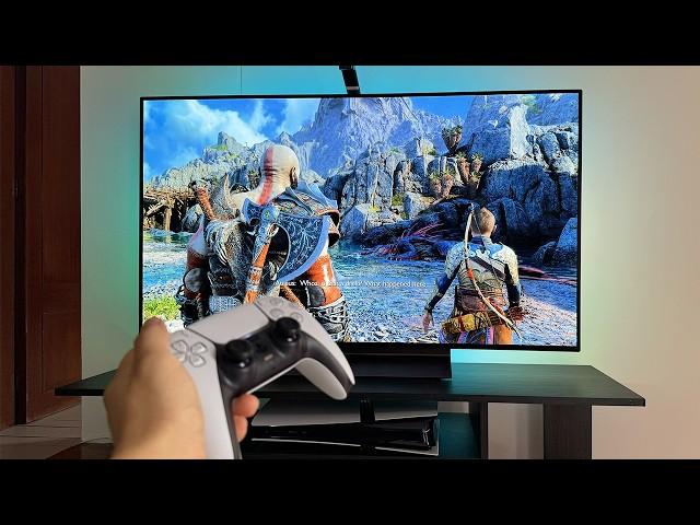 LG OLED C4 + God Of War Ragnarok PS5 Pro Gameplay 4K 120 FPS HDR | Govee TV Backlight 3