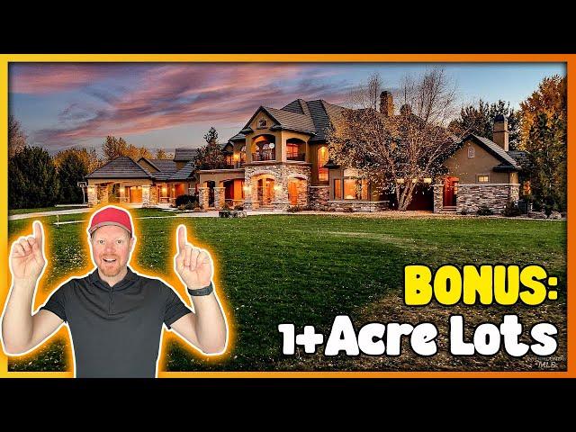 Top Boise Idaho Homes with CRAZY Land