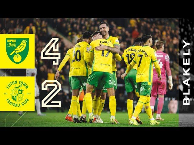 HIGHLIGHTS | Norwich City 4-2 Luton Town