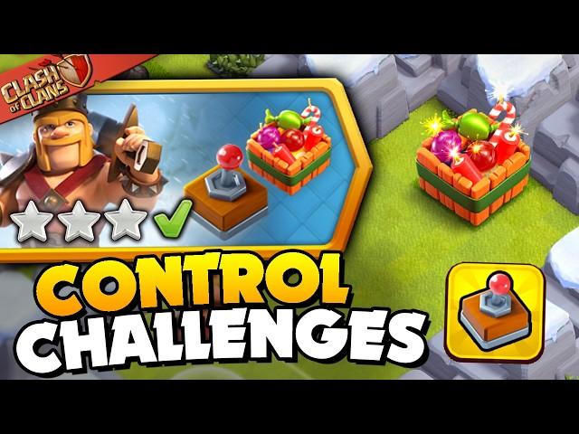 Easily 3 Star Controllable Heroes Challenges 1-14 (Clash of Clans)