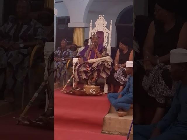 Oluwo of Iwoland New Year word