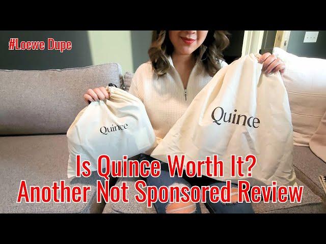 Luxury for Less | Luxury Alternative Haul | Quince Bags and Clothing Try On Haul | Loewe Puzzle Dupe