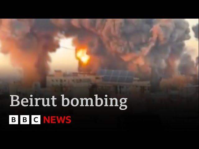 Massive blasts rock Beirut as Israel targets Hezbollah leader Hassan Nasrallah | BBC News