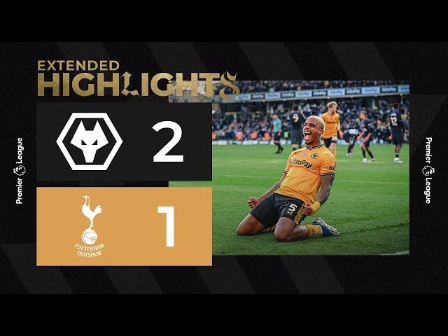 Two stoppage time goals complete comeback! | Wolves 2-1 Tottenham Hotspur | Extended Highlights