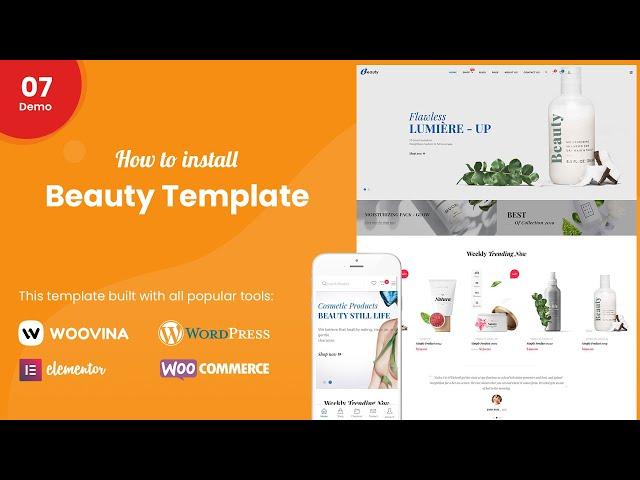 How to install Beauty - WooCommerce Beauty & Cosmetics Theme