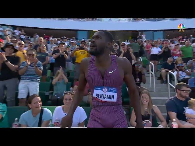 Rai Benjamin secures world lead | U.S. Olympic Track & Field Trials