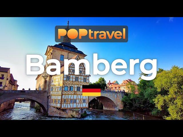 Walking in BAMBERG / Germany - Cathedral to City Center - 4K 60fps (UHD)