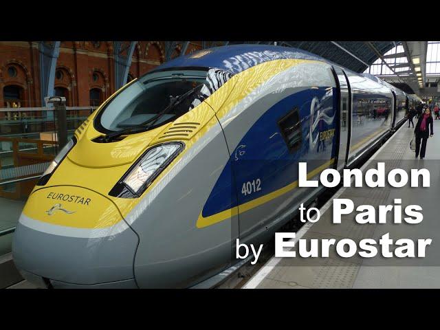 London to Paris by Eurostar train