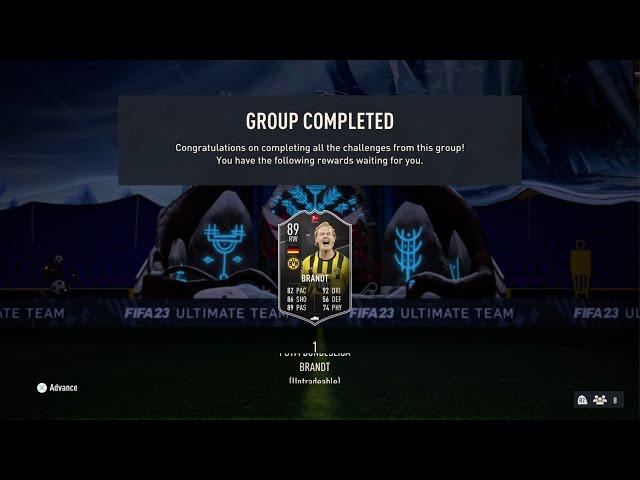 Completing POTM Bundesliga 89 Julian Brandt SBC - Fifa 23 Road to Glory