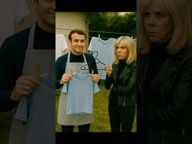 "Family Day: Macron's toughest battle, meeting the real boss"#macron #brigitte #funny
