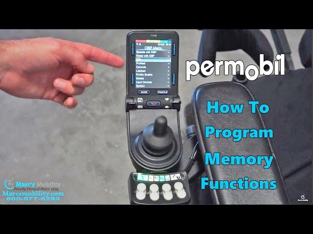 Permobil Powerchairs - How to Add and Program Memory Functions