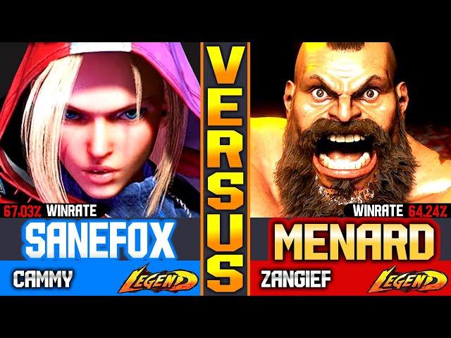 SF6 MenaRD (Zangief Vs Cammy) Sanefox ▰ High Level