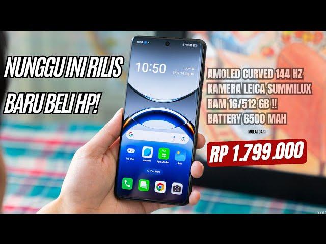 JANGAN BELI HP DULU!! RAM 16/512 GB, 6500mAh - HP AKAN RILIS DI INDONESIA AKHIR TAHUN 2024