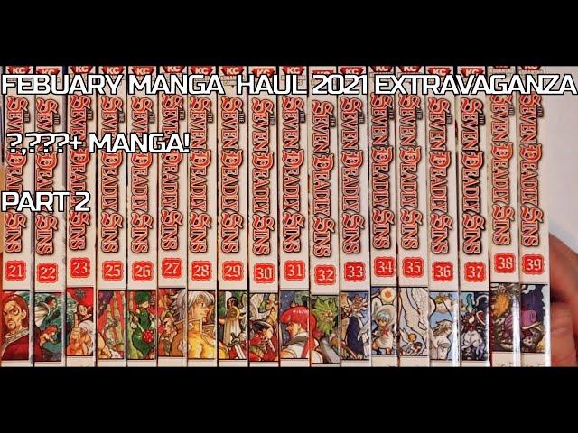 February 2021 manga unboxing ?,???+ Manga! Part 2 Seven Deadly Sins, Nanatsu no Taizai, and 7 Sins