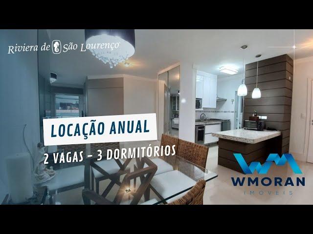 Apartamento com 3 dormitórios (1 suíte) para alugar, 124 m² - Riviera - Módulo 7 - Bertioga/SP